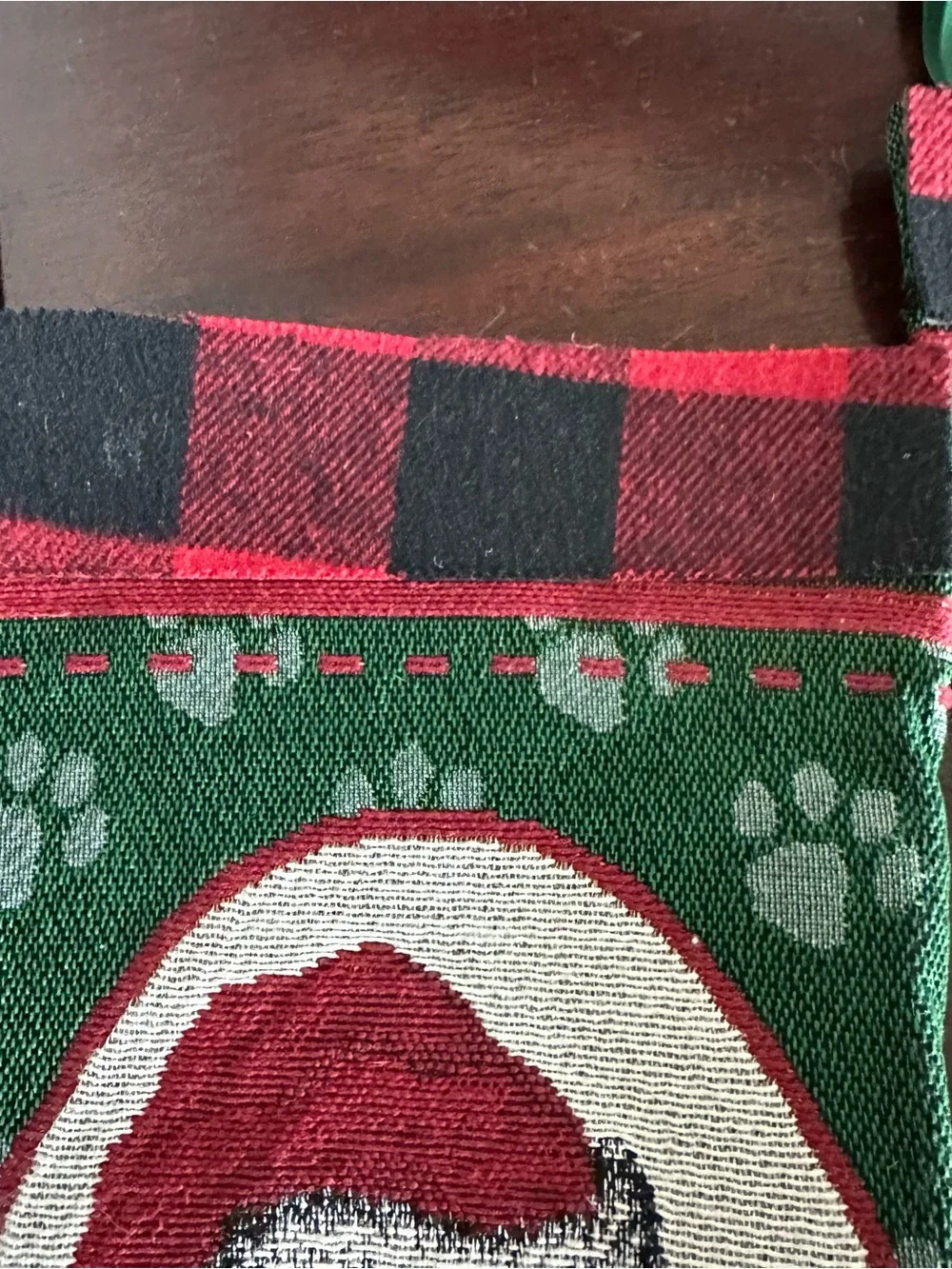 Pair Of Linda Picken Christmas Stocking Basset Hound Dog 18